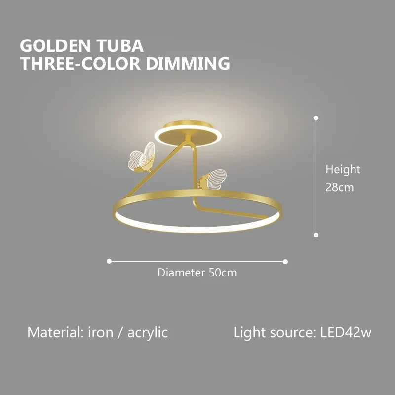plafonnier led moderne design pour éclairage décoratif intérieur