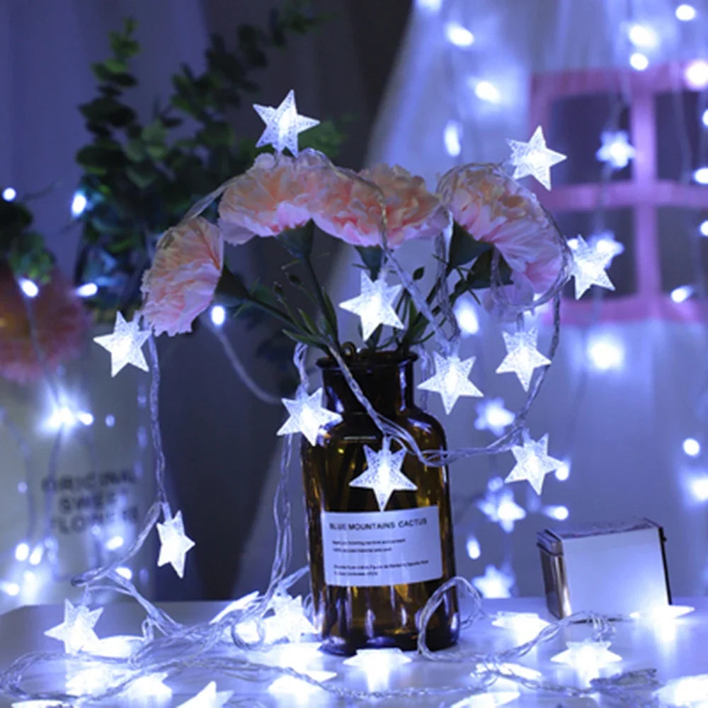 guirlande lumineuse étoile led pour Noël et fêtes