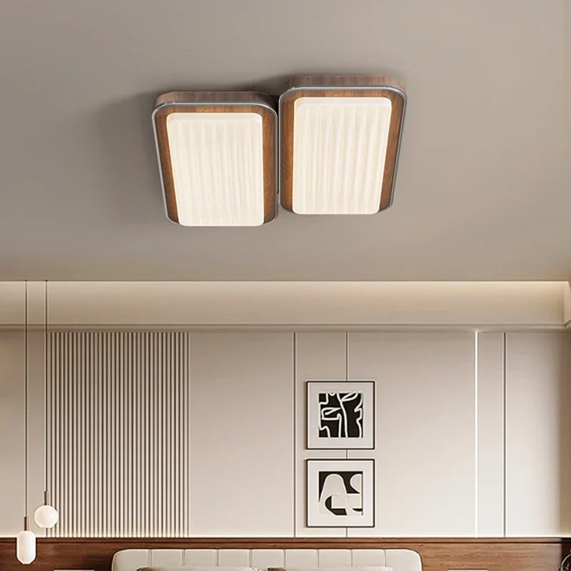 plafonnier led moderne design simple protection yeux et spectre complet