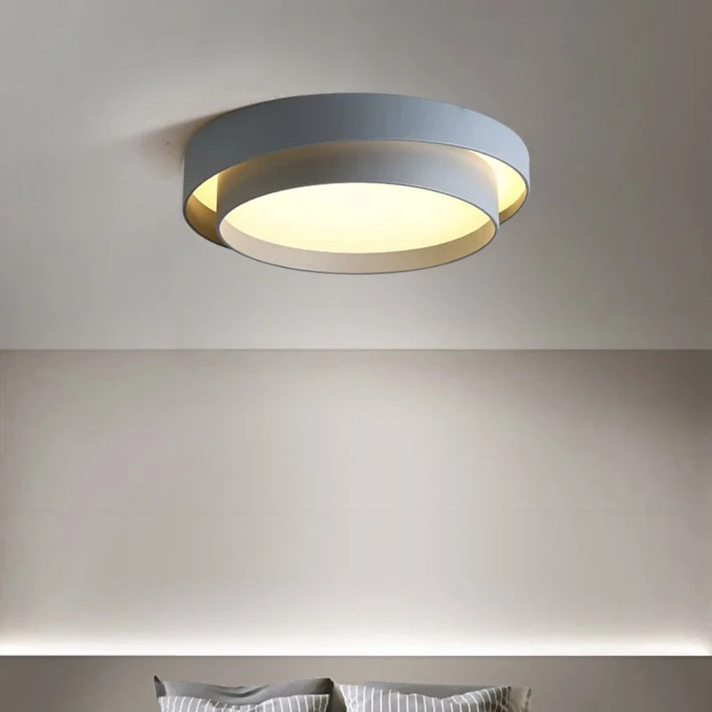 plafonnier moderne rond pour un éclairage créatif et nordique
