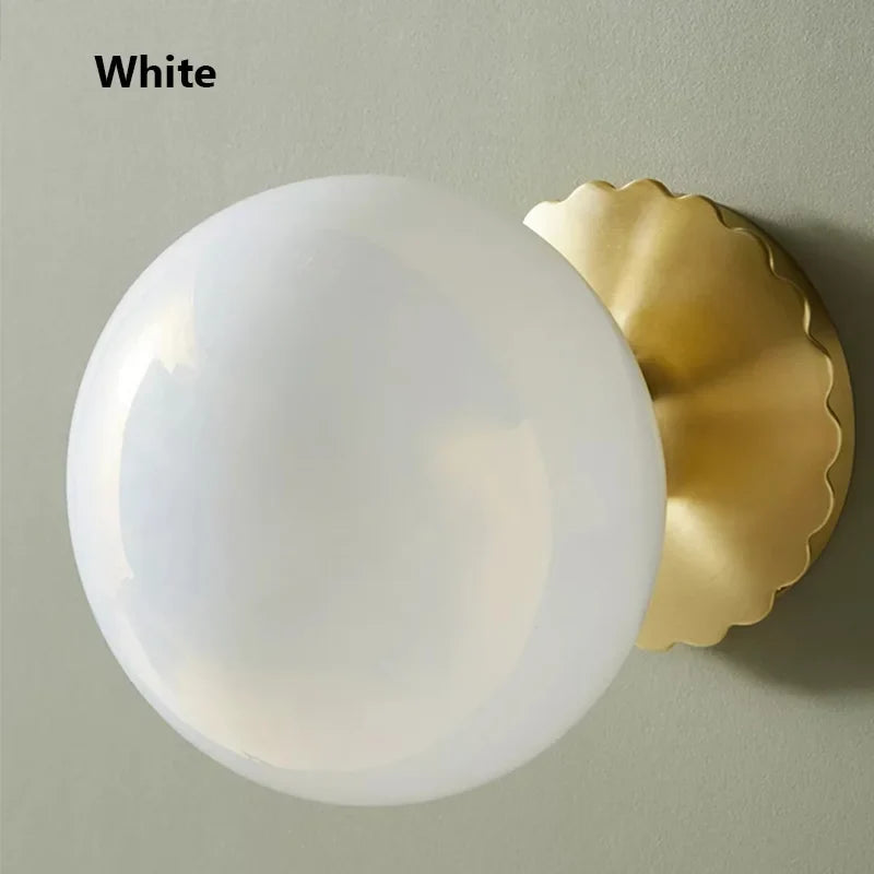 applique murale led design moderne en verre pour décoration intérieure