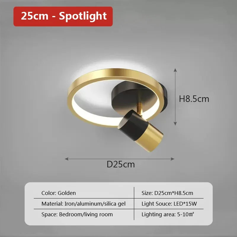 plafonnier led moderne nordique chic pour décoration intérieure