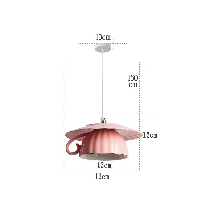 lampe suspension céramique moderne led