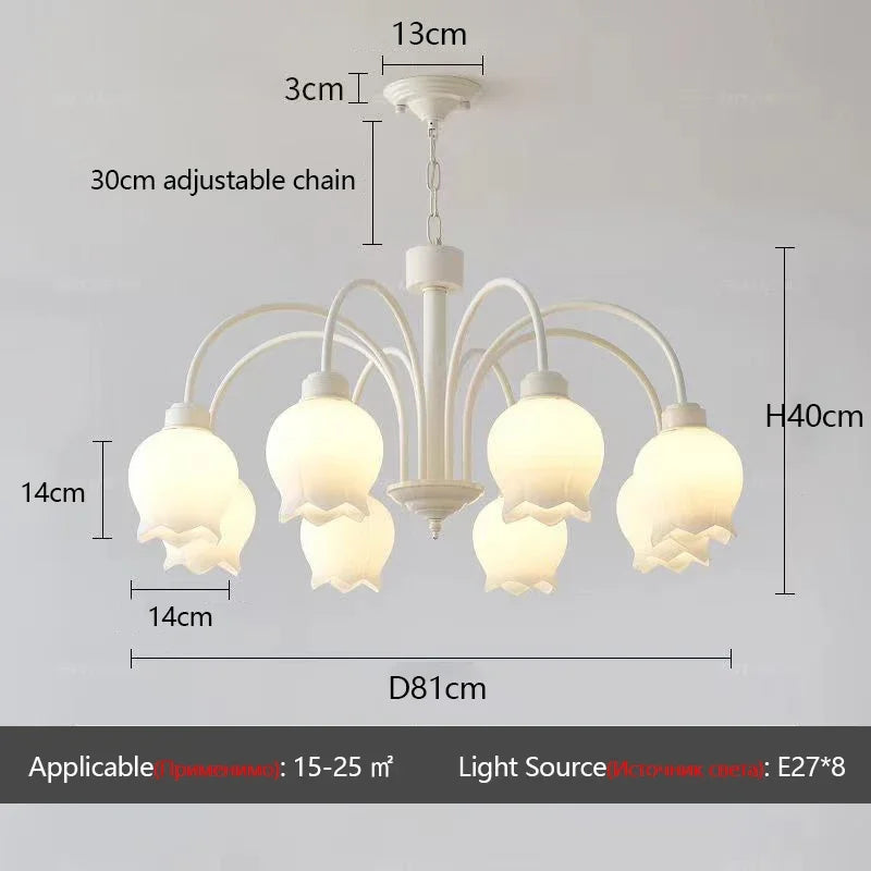 lustre design luxe à led avec orchidées persistantes modernes