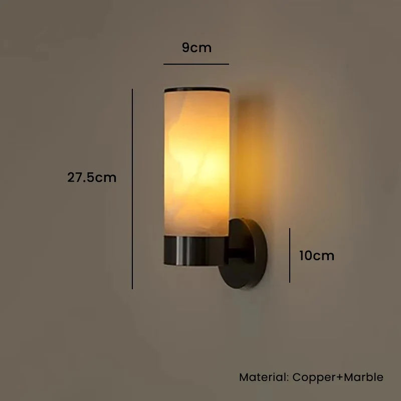 applique murale moderne cuivre salle luminaire