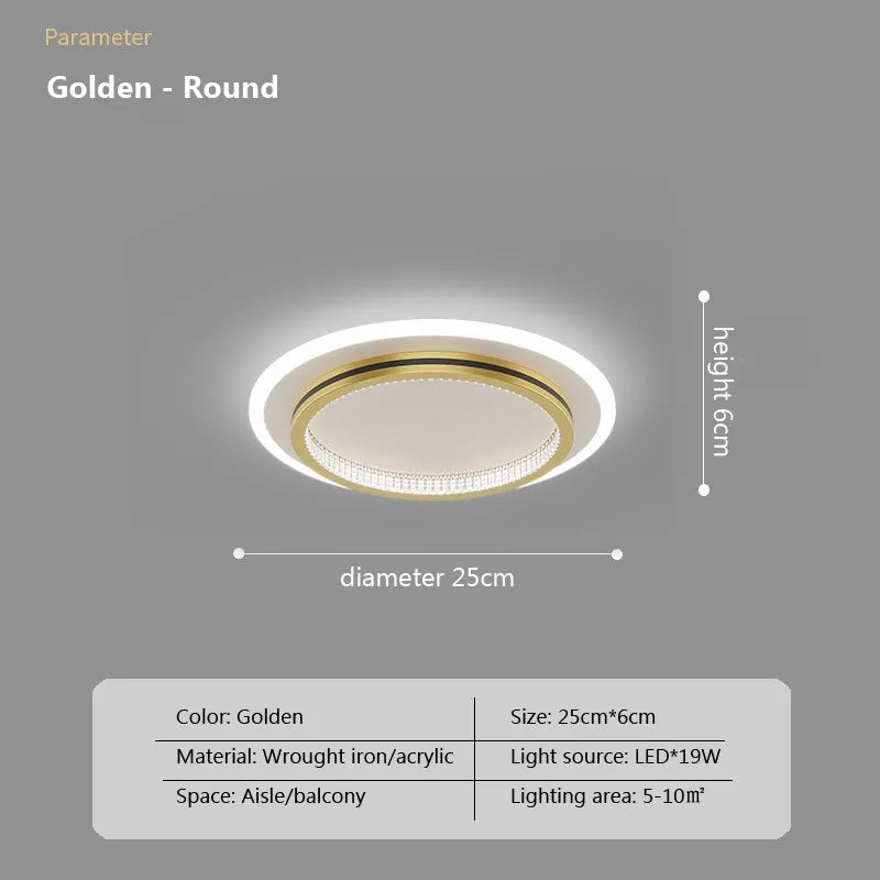plafonnier moderne led luxueuse décoration intérieure nordique créative