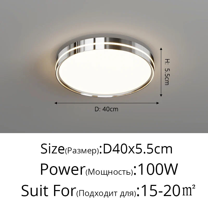 plafonnier led en fer forgé pour éclairage décoratif intérieur