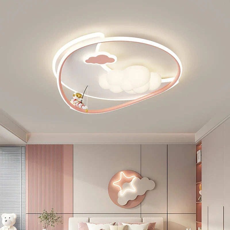 lampe de chambre enfant moderne à protection des yeux étoile créative