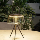 lampe de table extérieure solaire étanche en acrylique portable
