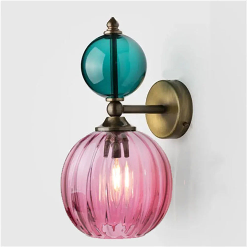 Applique murale LED en forme de bulle de verre
