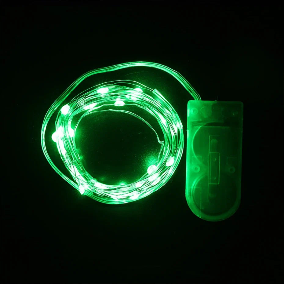 guirlande lumineuse led en fil de cuivre pour décorations de fête