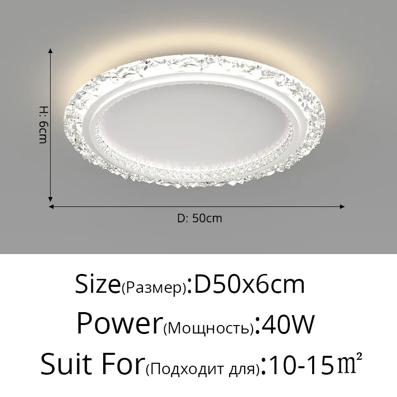 lustre moderne en cristal pour un éclairage élégant