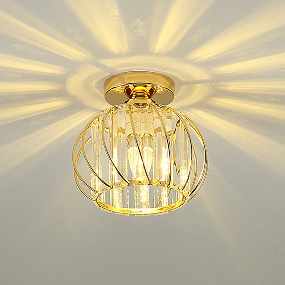 plafonnier moderne en cristal pour une ambiance élégante et créative