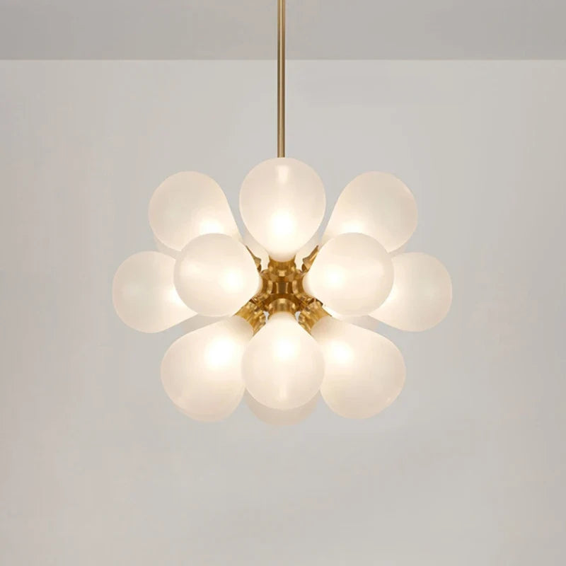 suspension moderne en verre design pour décoration intérieure