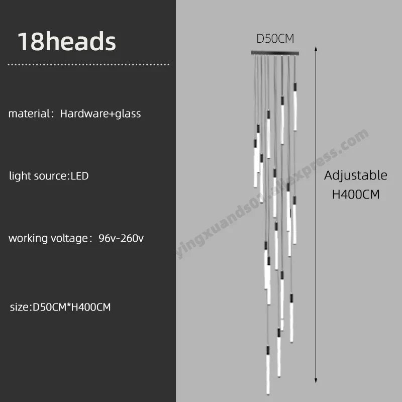 lustre moderne suspendu pour éclairage intérieur design loft