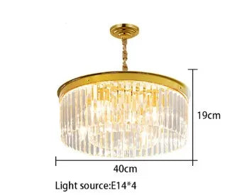 lustre en cristal suspendu pour éclairage intérieur design élégant