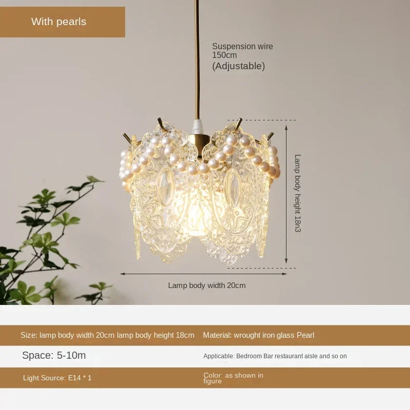 lustre léger en verre cristal pour éclairage moderne