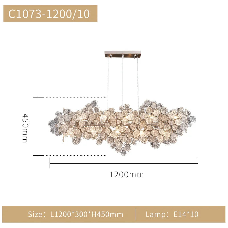 2023 Light Luxury LED Ceiling Chandelier Trend Villa Living Dining Room Pendant Lamp Modern Lustre Bedroom Hanging Light Fixture