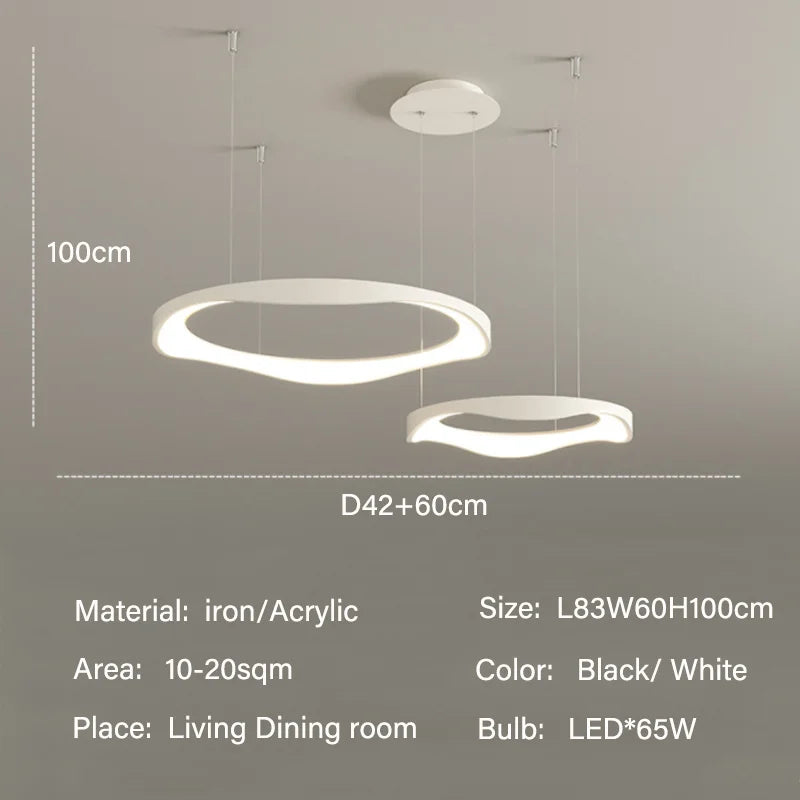 suspension design moderne pour un éclairage intérieur élégant