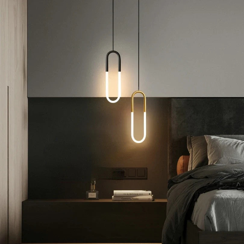 suspension design nordique moderne imperméable led décorative