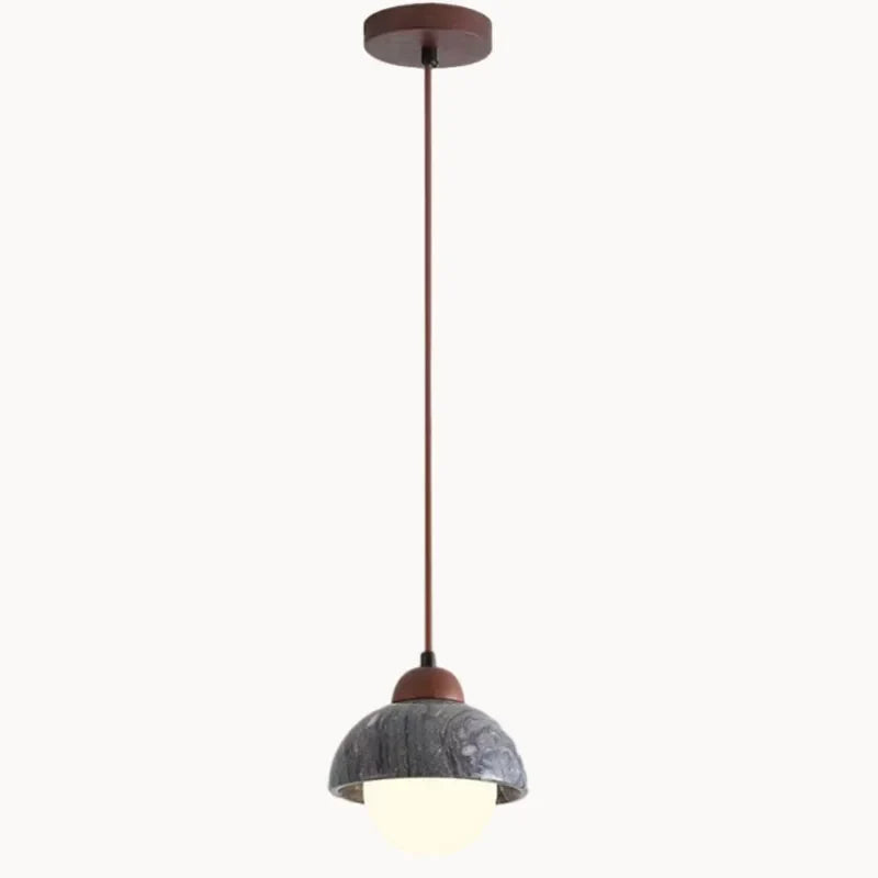 suspension moderne en marbre et bois pour bar