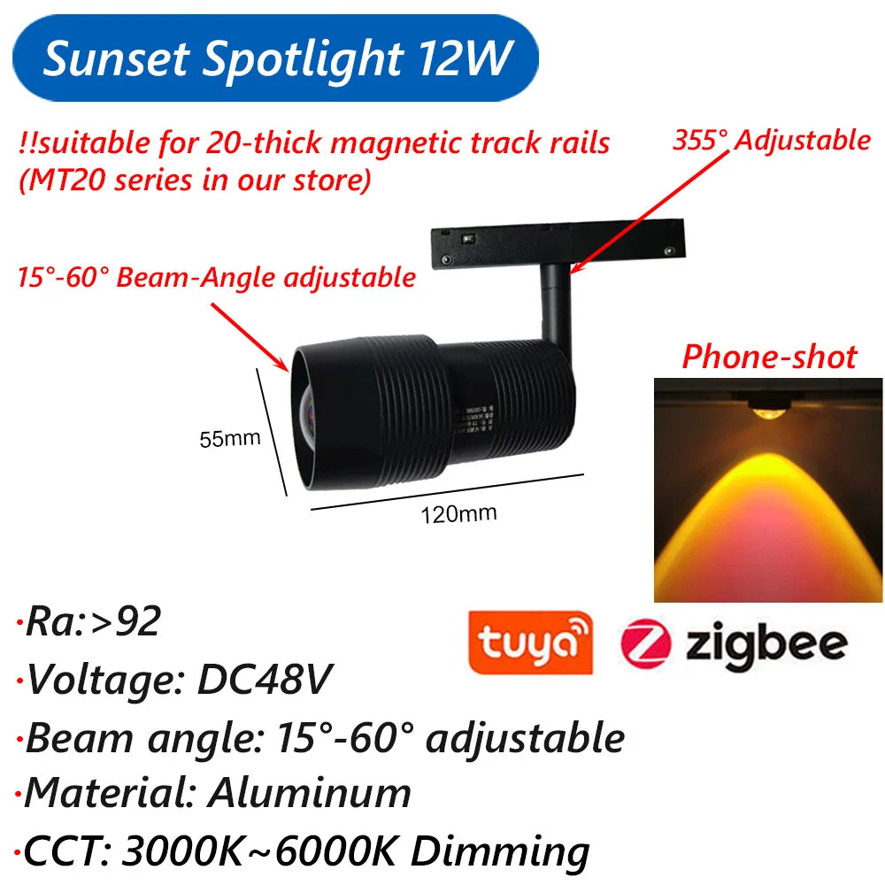 suspension zigbee3.0 intelligente avec lumière led moderne et connectivité
