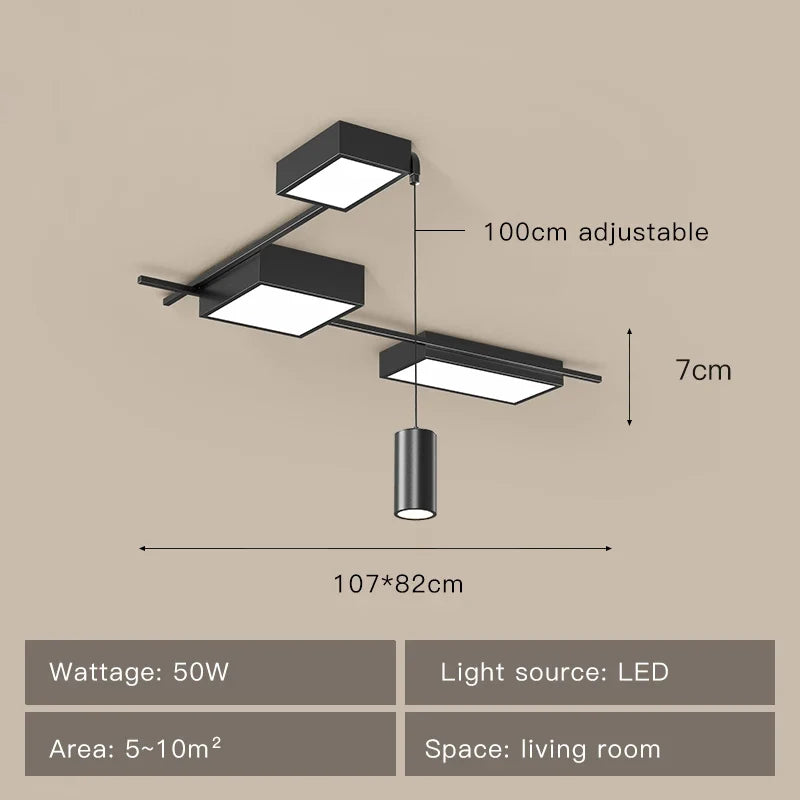 lustre led moderne pour intérieur simple et spécial