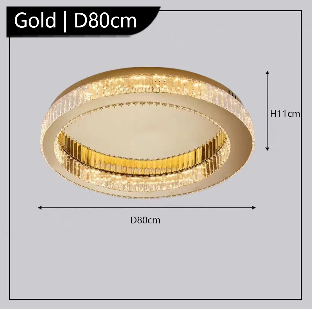 lustre de luxe postmoderne en cristal winfordo wf-xd006