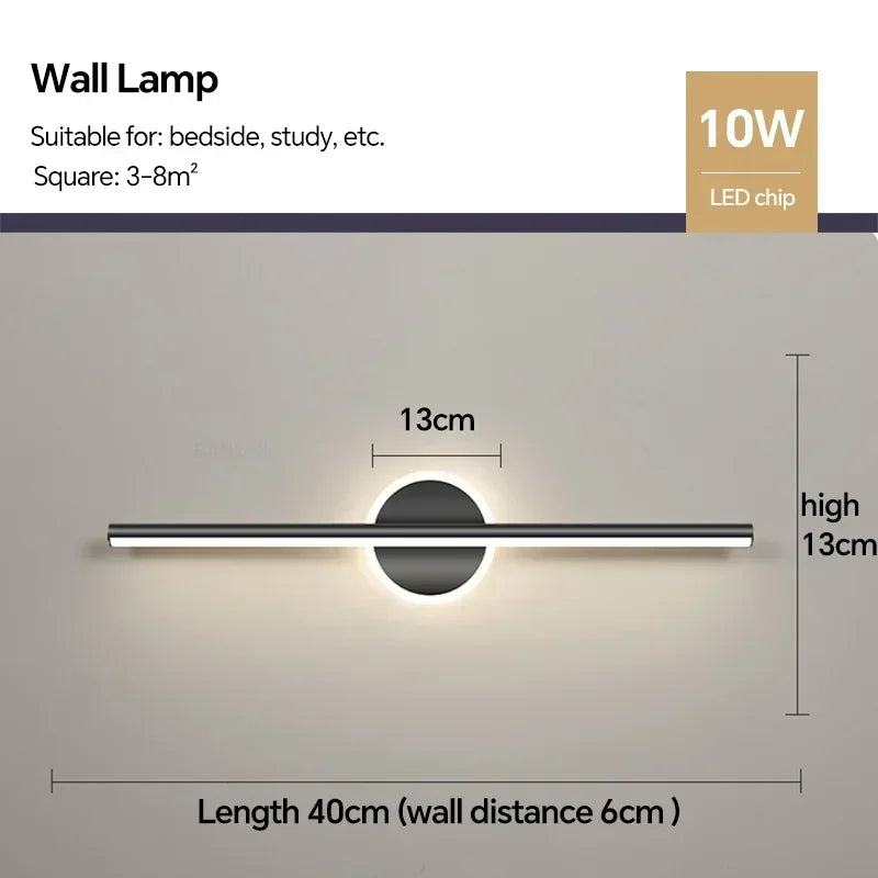 applique murale led moderne pour décoration intérieure élégante