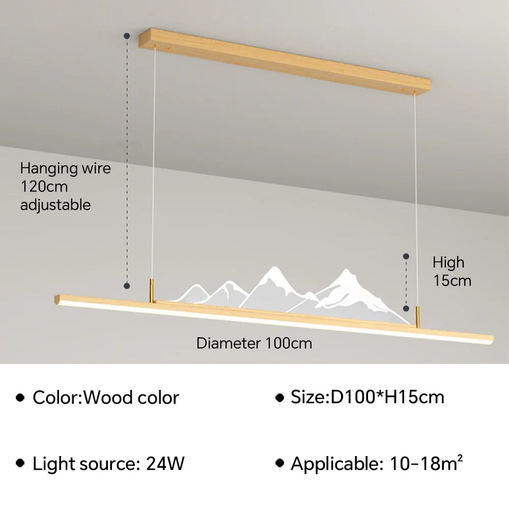suspension à led moderne pour décoration intérieure élégante