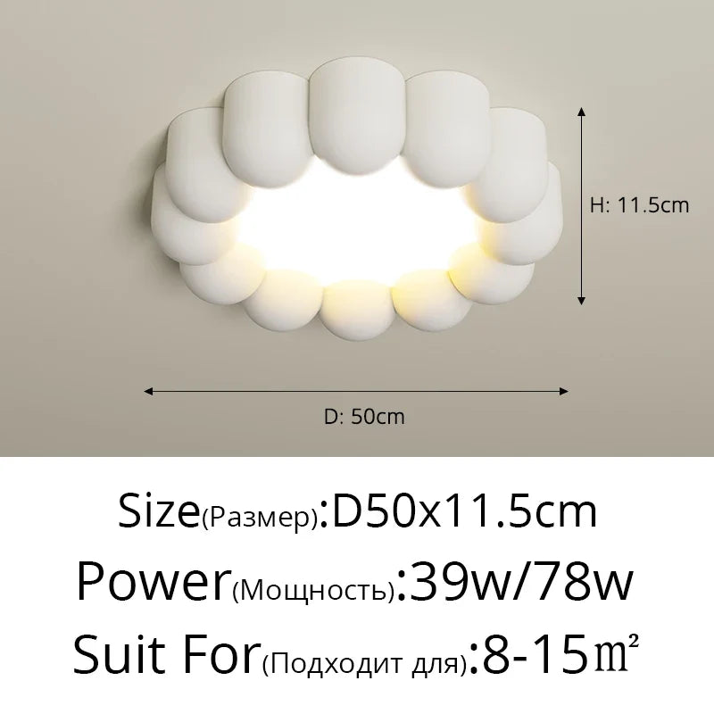 lampe à led de style crème pour protection des yeux