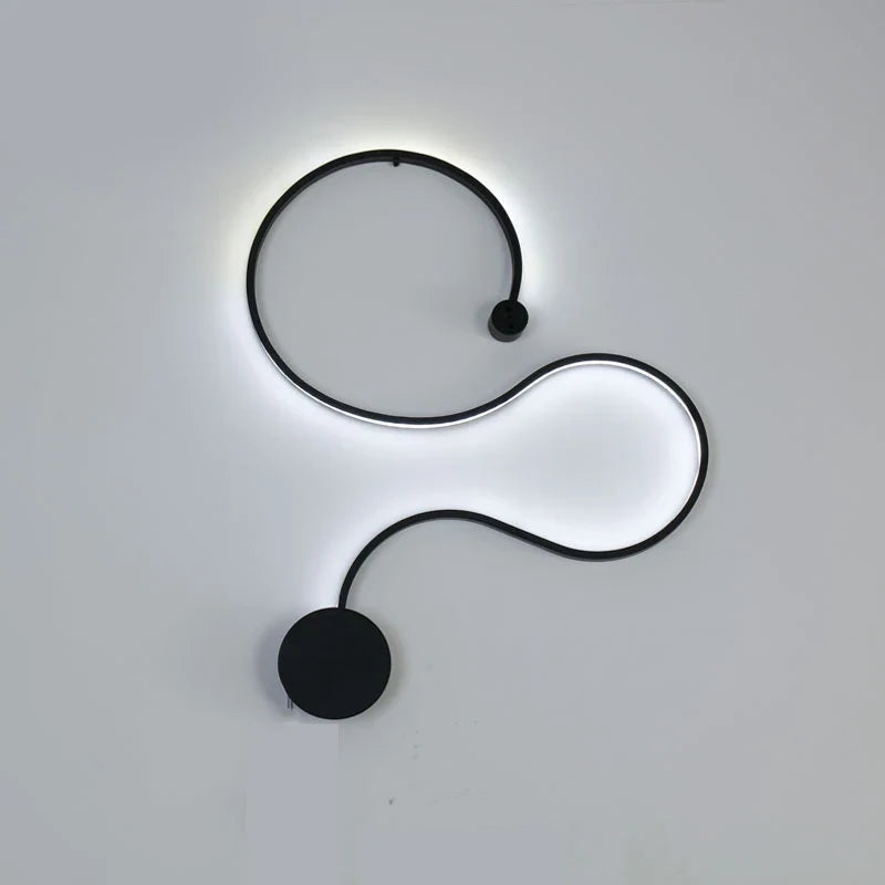 applique murale moderne en aluminium minimaliste design éclairage intérieur