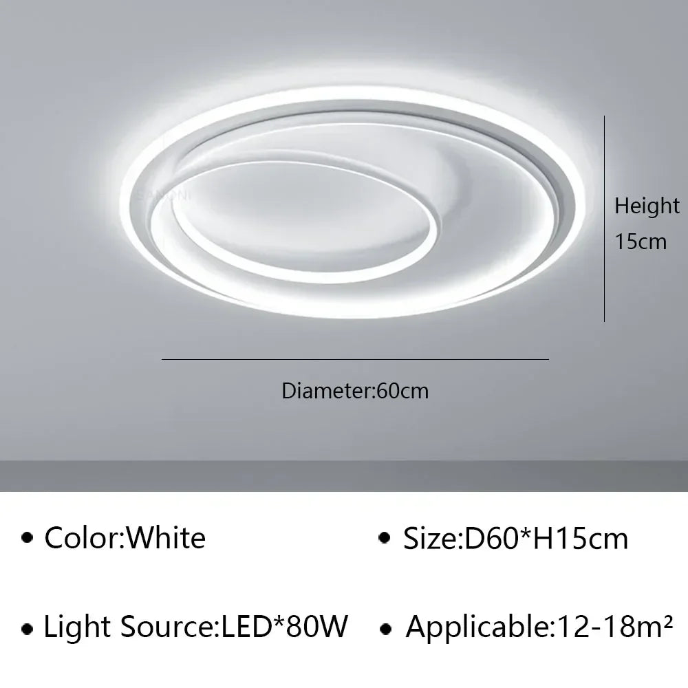 plafonnier led moderne pour décoration intérieure élégante et lumineuse