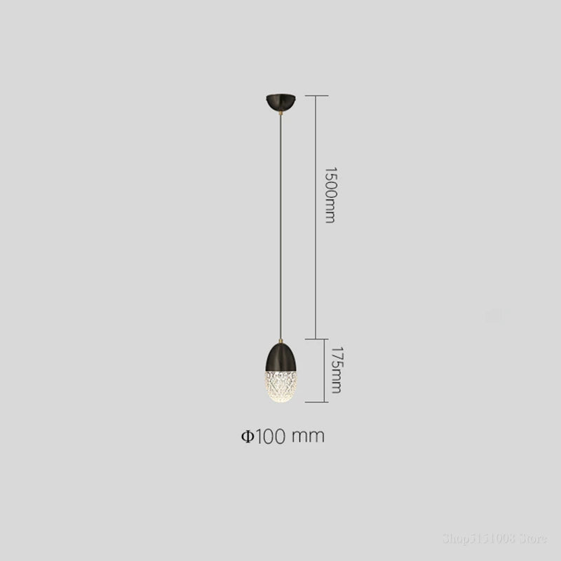 lampe de chevet nordique led moderne pour restaurant et bar