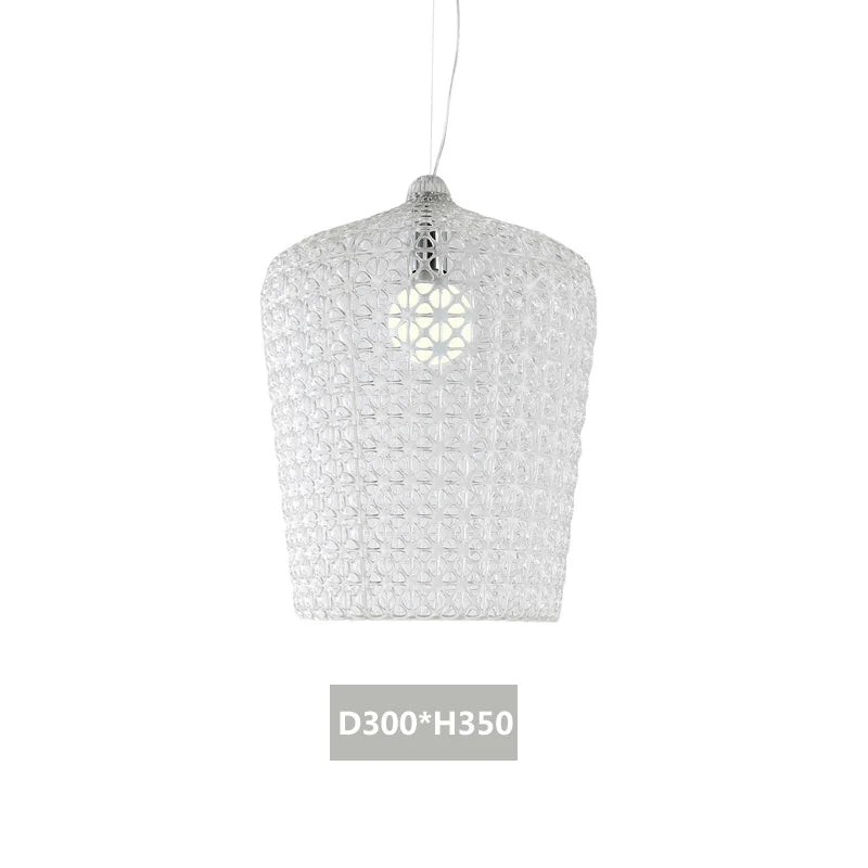 Living room pendant lamp, decorative atmosphere, wine bowl shape, Nordic modern creative and minimalist art pendant light