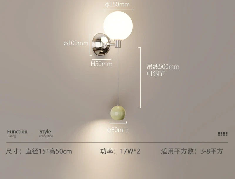 applique murale led rétro style médiéval pour décoration intérieure