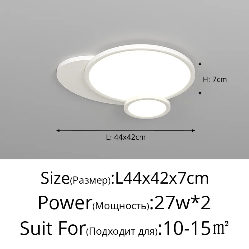 lampe de salon spectre complet led encastré design créatif