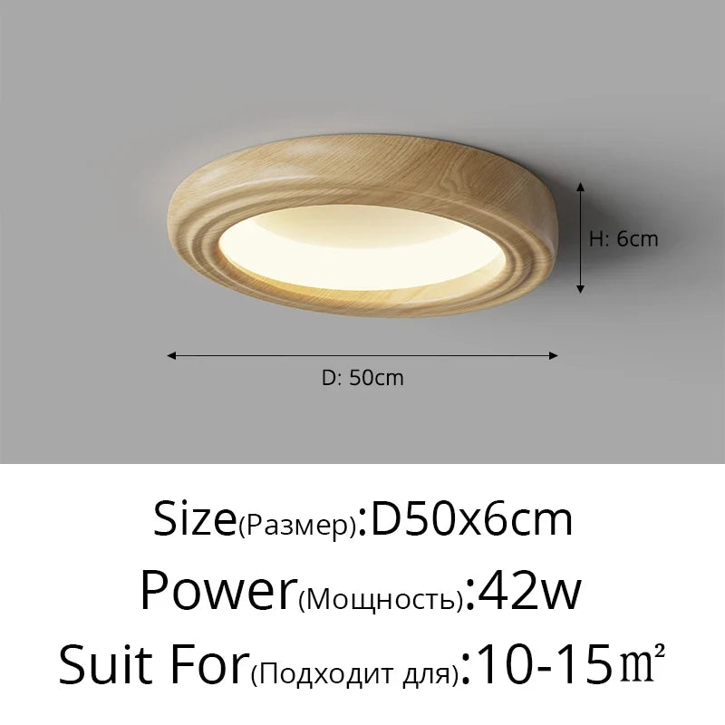 plafonnier moderne minimaliste protection des yeux style bûche pour enfants