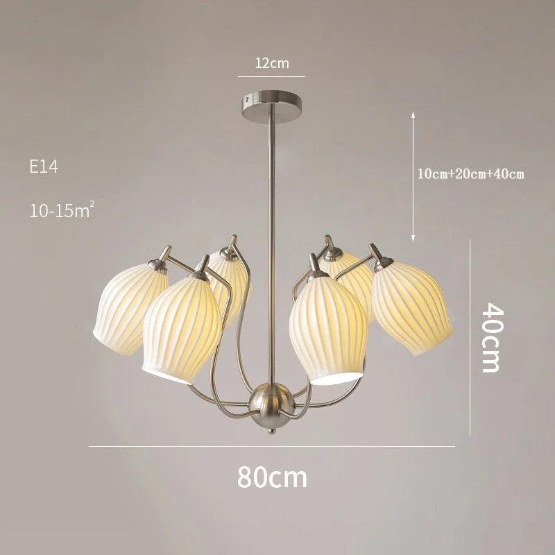 lustre bauhaus français en céramique pour intérieur élégant