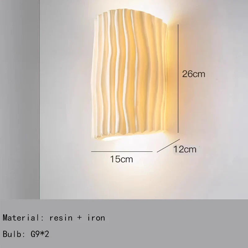 applique murale en résine artistique pour décoration