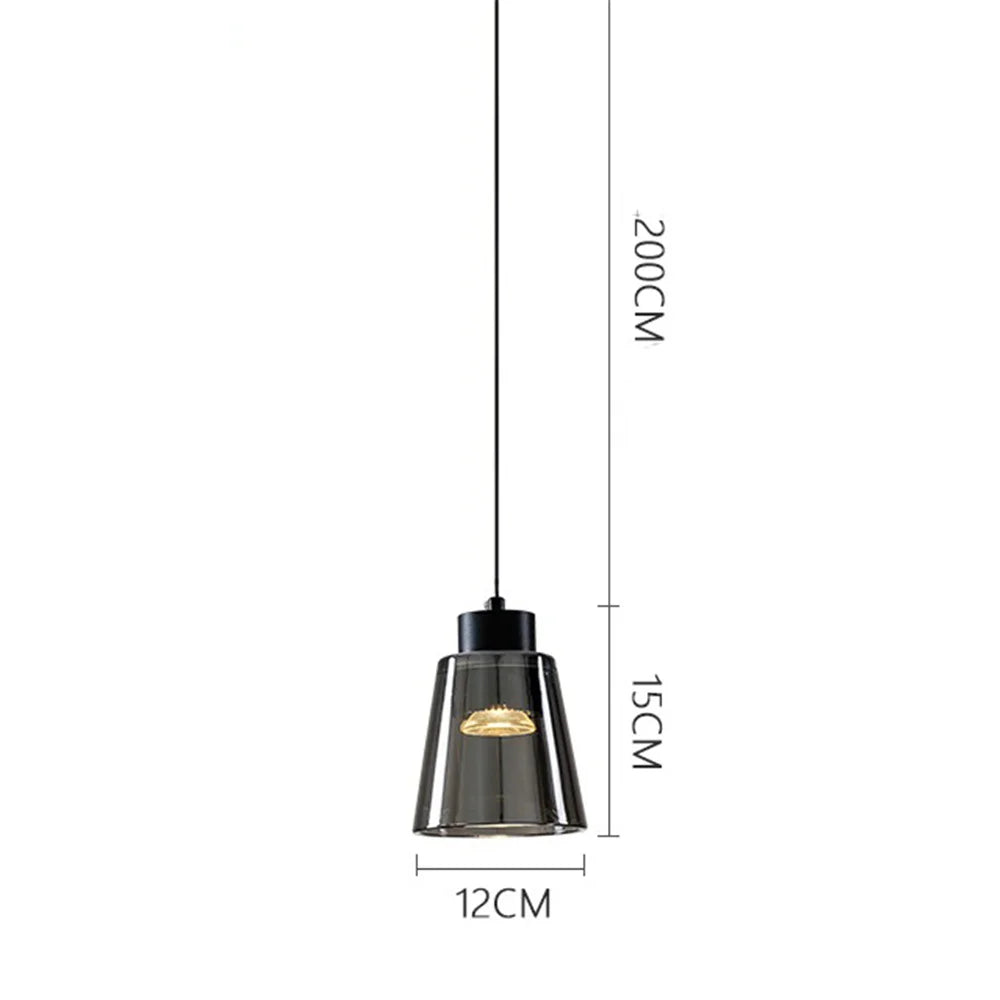 lustre à led tendance en forme de bouteille pour intérieur moderne
