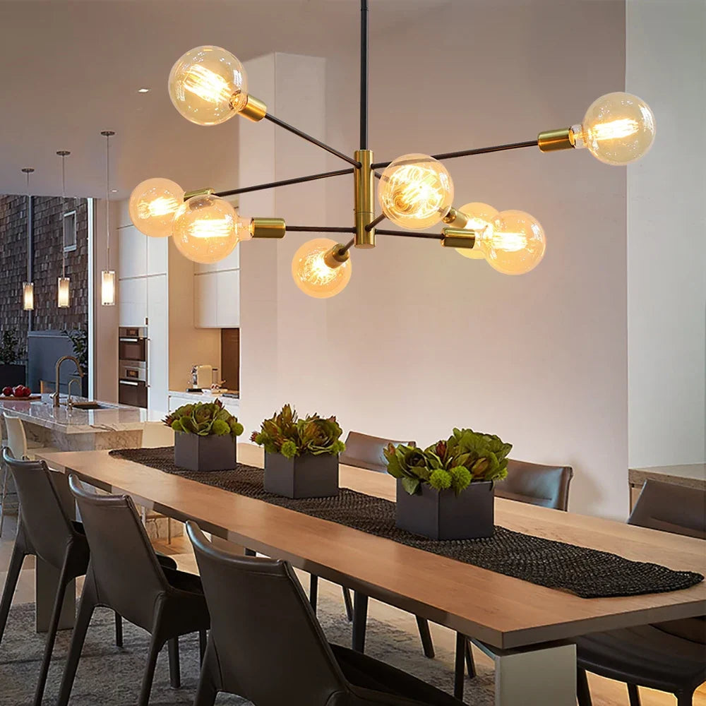 Suspension de lustre moderne nordique pour plafond décor à la maison salon chambre suspension luminaires d'intérieur E27 G95 G125 ampoule de lait