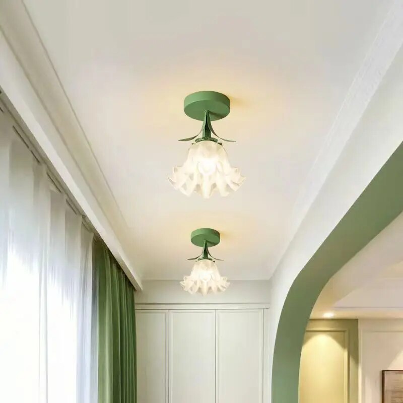 Lampe plafonnier Orchidée 4 Couleurs Moderne