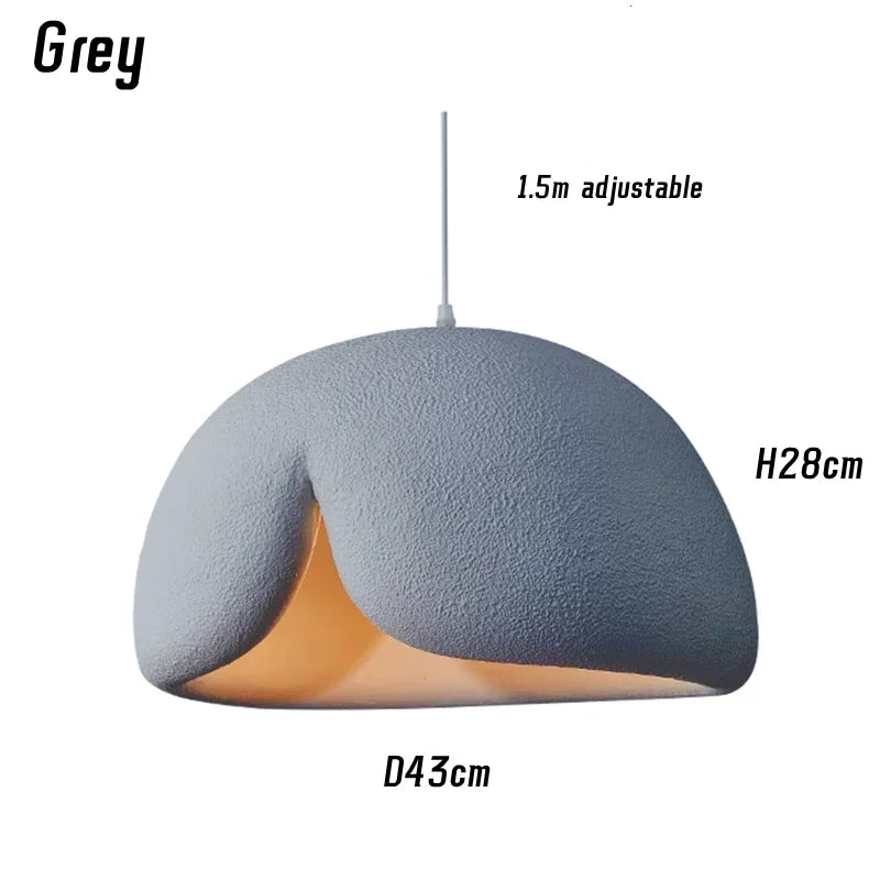 Wabi Sabi Chandelier Design Dining Living Room Bedroom Cafe Lamp Study Decor Pendant Light Fixture Kitchen Island Accessories