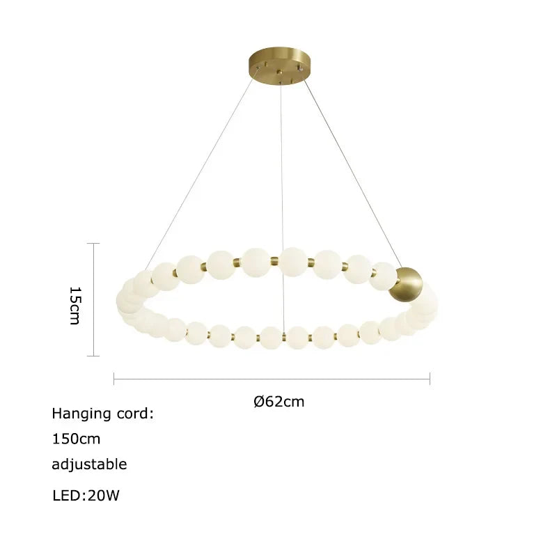 lustre led funky doré argenté pour éclairage intérieur décoratif