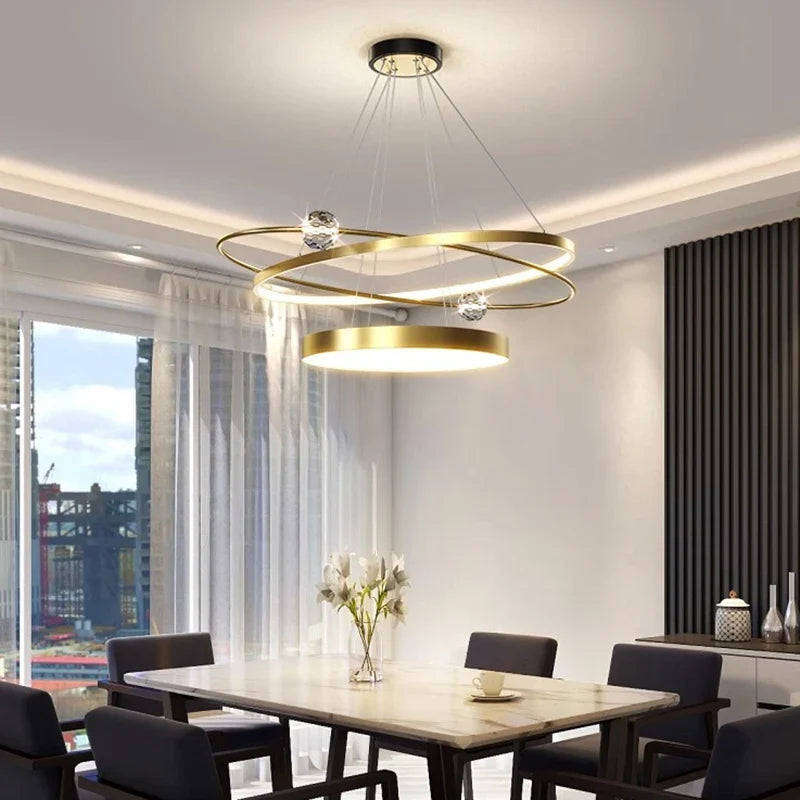 lustre moderne pour un éclairage intérieur décoratif élégant