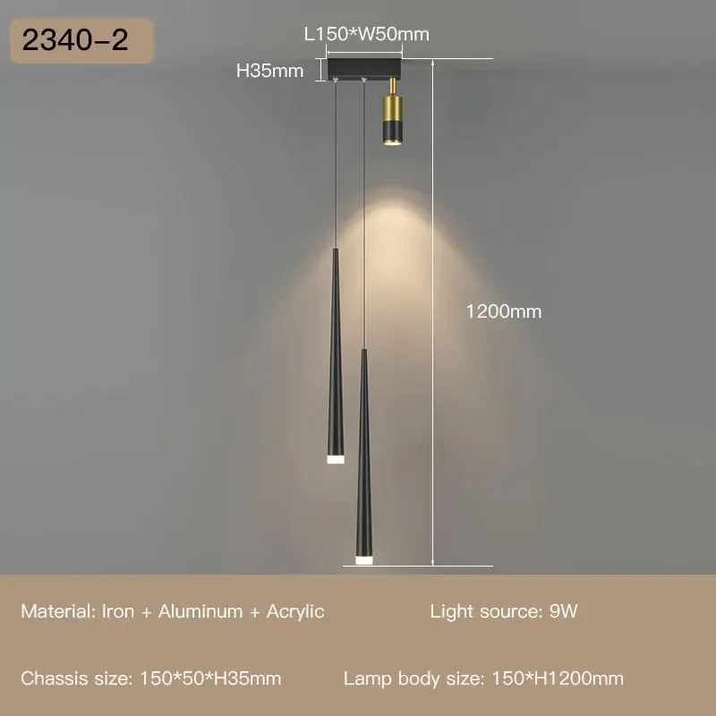 lustre moderne à led pour décoration d'intérieur haut de gamme