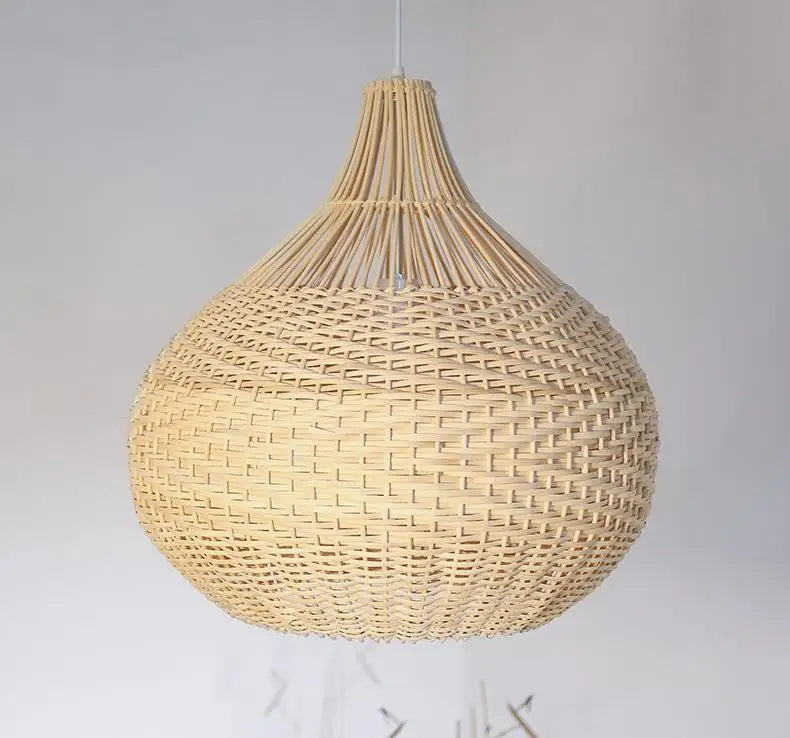 suspension en osier japonais tissée à la main pour décoration intérieure