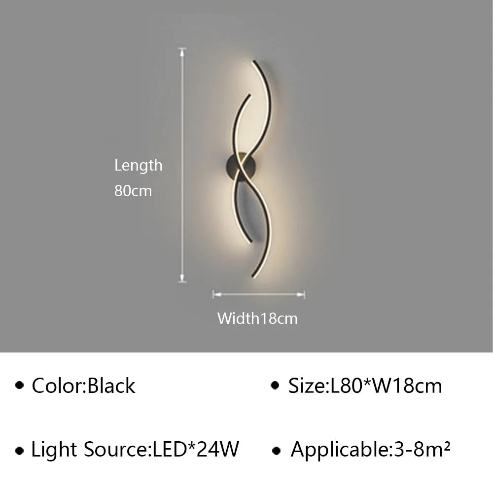 applique murale led design pour décoration intérieure moderne