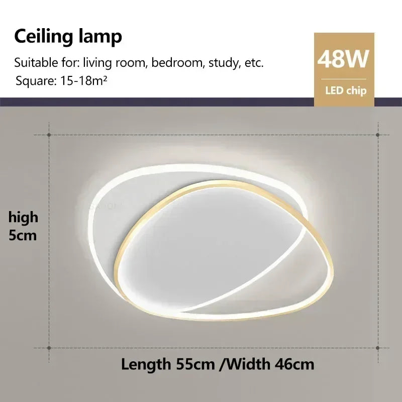 lustre intérieur moderne à leds pour décoration de la maison